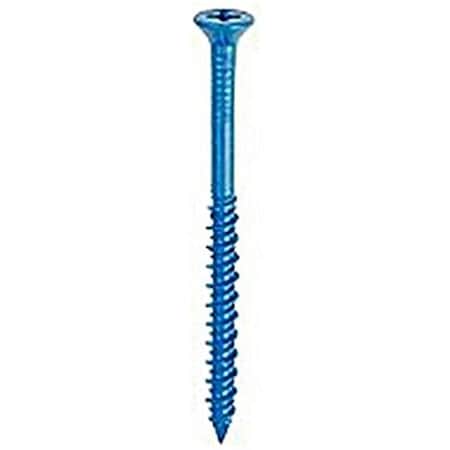 Homecare Products 0.25 x 4 in. Concrete Phillips Flat Head Screw Anchor, 25PK HO3254536